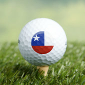 Balles De Golf Drapeau du Chili (T-shirt Insitu)