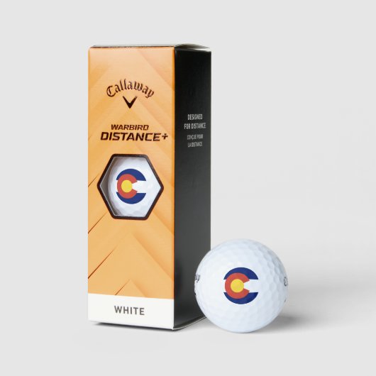 Balles De Golf Drapeau du Colorado (Emballage)