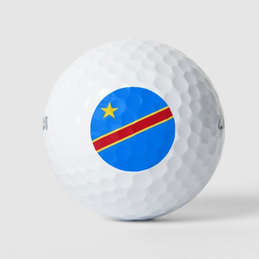Balles De Golf Drapeau du Congo (Devant)