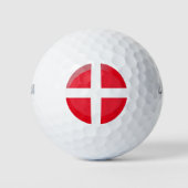 Balles De Golf Drapeau du Danemark (Devant)