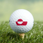 Balles De Golf Drapeau du Groenland (T-shirt Insitu)