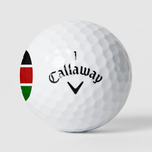 Balles De Golf Drapeau du Kenya (Logo)