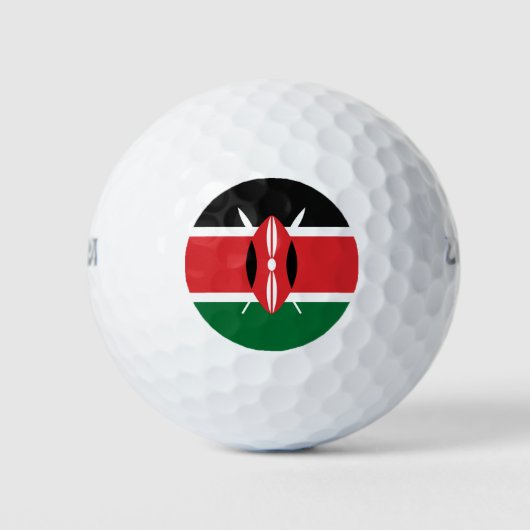 Balles De Golf Drapeau du Kenya (Devant)