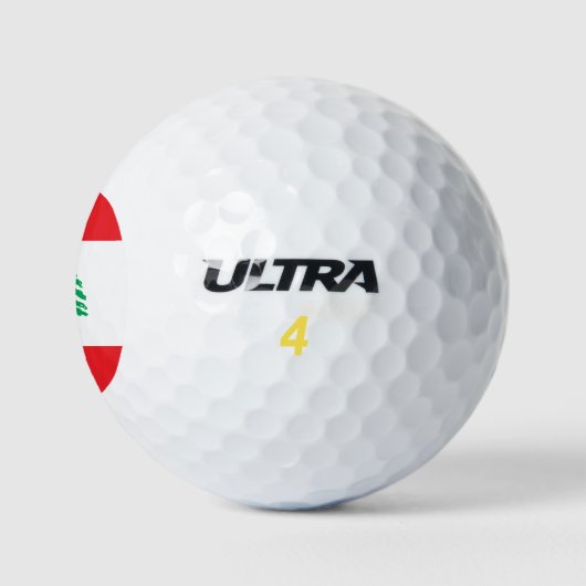 Balles De Golf Drapeau du Liban (Logo)