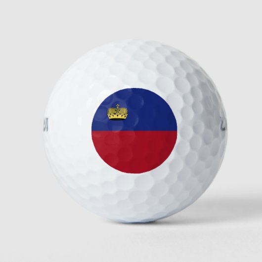 Balles De Golf Drapeau du Liechtenstein (Devant)