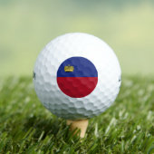 Balles De Golf Drapeau du Liechtenstein (T-shirt Insitu)