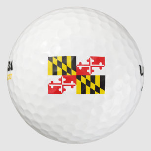 Balles De Golf Drapeau du Maryland