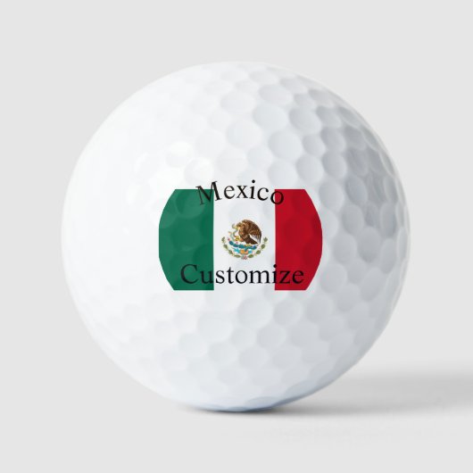 Balles De Golf Drapeau du Mexique Thunder_Cove (Recto)