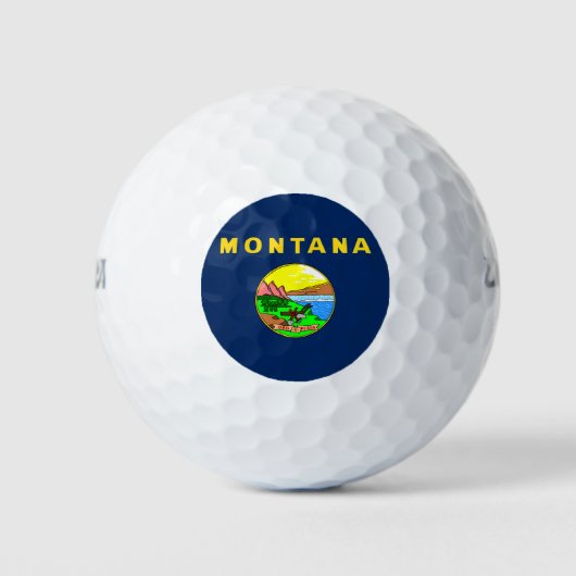 Balles De Golf Drapeau du Montana (Devant)