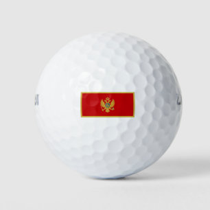 Balles De Golf Drapeau du Monténégro