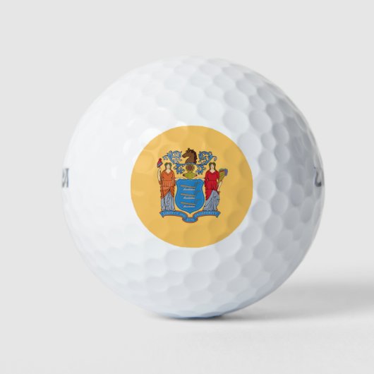 Balles De Golf Drapeau du New Jersey (Devant)