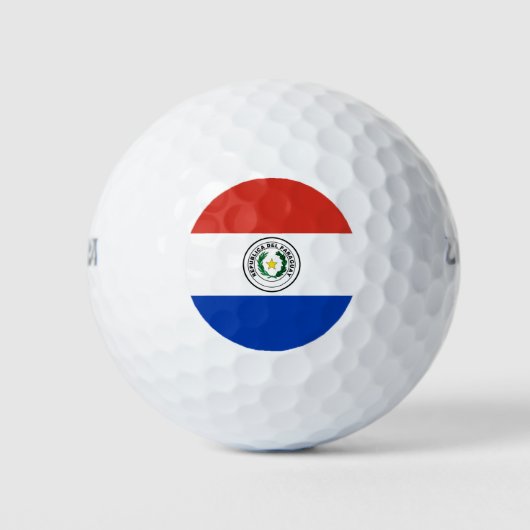 Balles De Golf Drapeau du Paraguay (Devant)