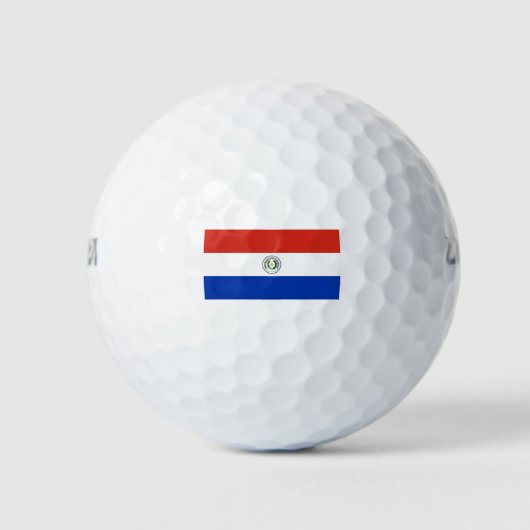 Balles De Golf Drapeau du Paraguay (Devant)