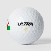 Balles De Golf drapeau du pays de galles (Logo)
