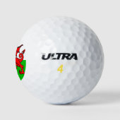 Balles De Golf Drapeau du Pays de Galles (Logo)