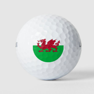Balles De Golf Drapeau du Pays de Galles (Cymru)