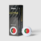 Balles De Golf Drapeau du Portugal (Emballage)