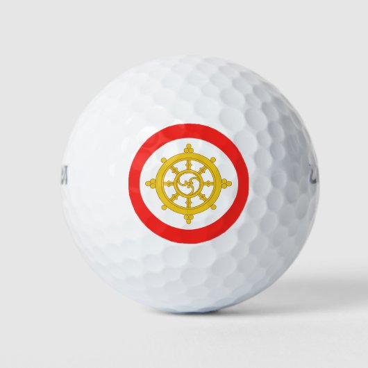 Balles De Golf Drapeau du Royaume de Sikkim (Devant)