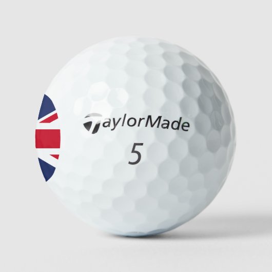 Balles De Golf Drapeau du Royaume-Uni (Logo)