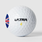 Balles De Golf Drapeau du Royaume-Uni (Logo)