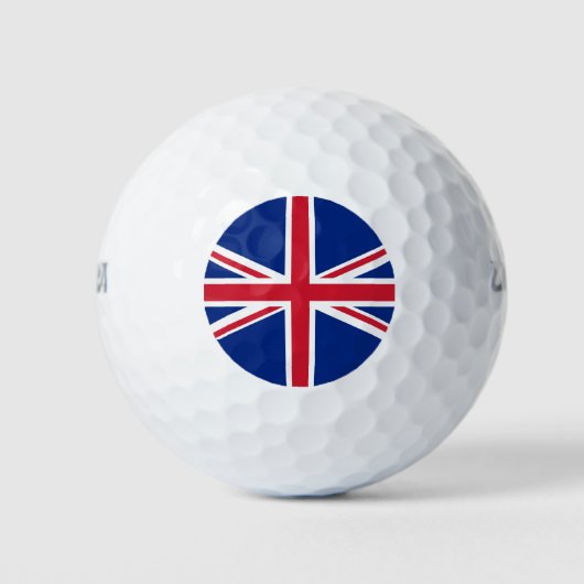 Balles De Golf Drapeau du Royaume-Uni (Devant)