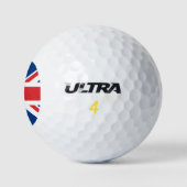Balles De Golf Drapeau du Royaume-Uni (Logo)