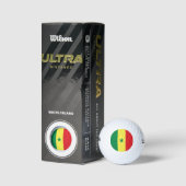 Balles De Golf Drapeau du Sénégal (Emballage)