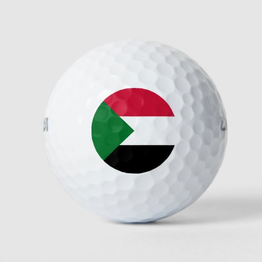 Balles De Golf Drapeau du Soudan (Devant)