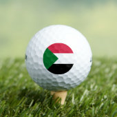 Balles De Golf Drapeau du Soudan (T-shirt Insitu)