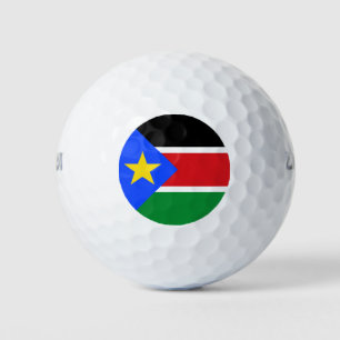 Balles De Golf Drapeau du Soudan du Sud