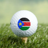 Balles De Golf Drapeau du Soudan du Sud (T-shirt Insitu)