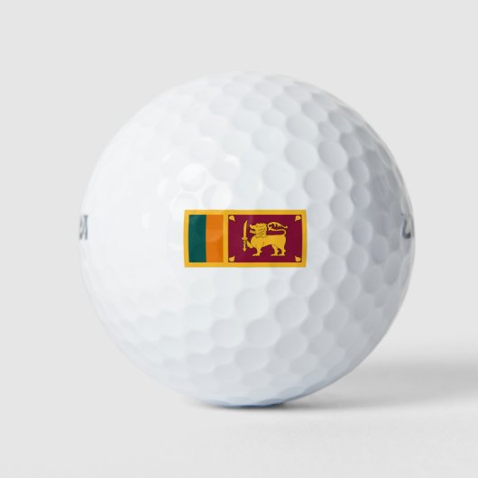 Balles De Golf Drapeau du Sri Lanka (Devant)