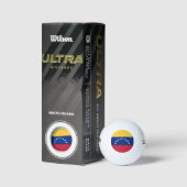 Balles De Golf Drapeau du Venezuela (Emballage)