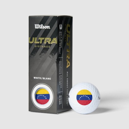 Balles De Golf Drapeau du Venezuela (Emballage)