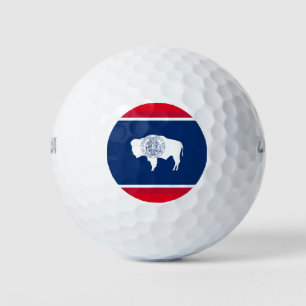 BALLES DE GOLF DRAPEAU DU WYOMING