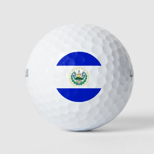 Balles De Golf Drapeau El Salvador (Devant)