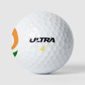 Balles De Golf Drapeau en spirale indienne (Logo)