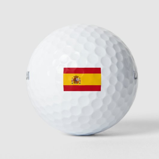 Balles De Golf Drapeau Espagne (Devant)