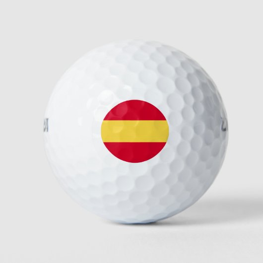 Balles De Golf Drapeau Espagne (Devant)