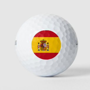 Balles De Golf Drapeau Espagne Sports Espagnols