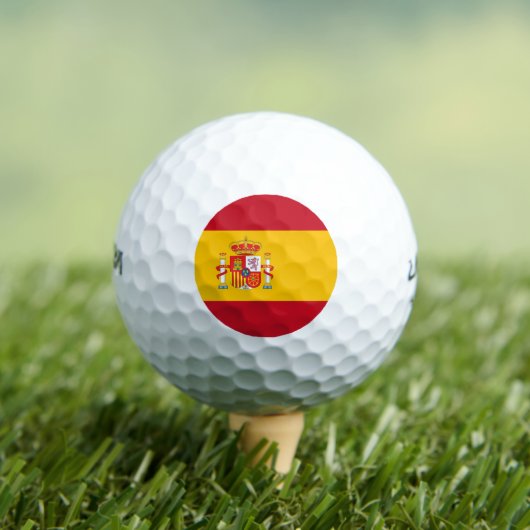Balles De Golf Drapeau espagnol (T-shirt Insitu)