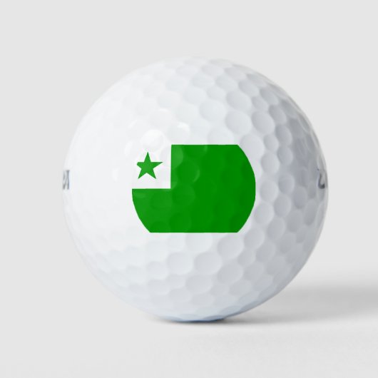 Balles De Golf Drapeau Esperanto (Devant)