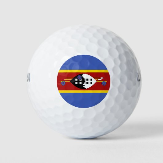 Balles De Golf Drapeau Eswatini (Devant)