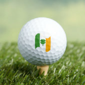 Balles De Golf Drapeau Et Shamrock (T-shirt Insitu)