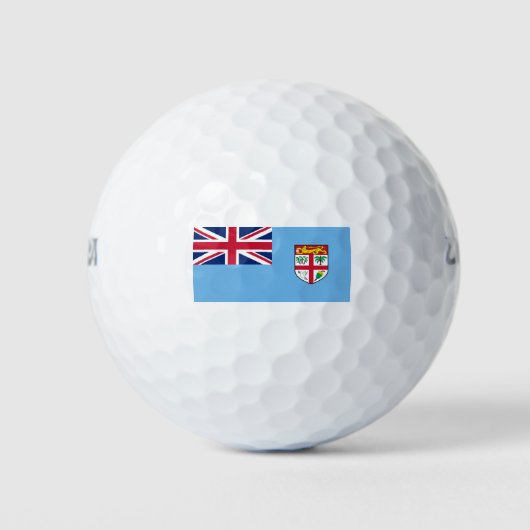 Balles De Golf Drapeau fidjien (Fidji) (Devant)