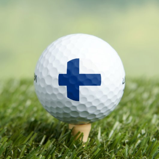 Balles De Golf Drapeau Finlande (T-shirt Insitu)