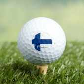 Balles De Golf Drapeau Finlande & Finlande / Golf Ball (T-shirt Insitu)