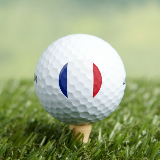 Balles De Golf Drapeau France (T-shirt Insitu)
