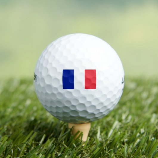 Balles De Golf Drapeau France (T-shirt Insitu)