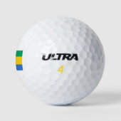 Balles De Golf Drapeau Gabon (Logo)